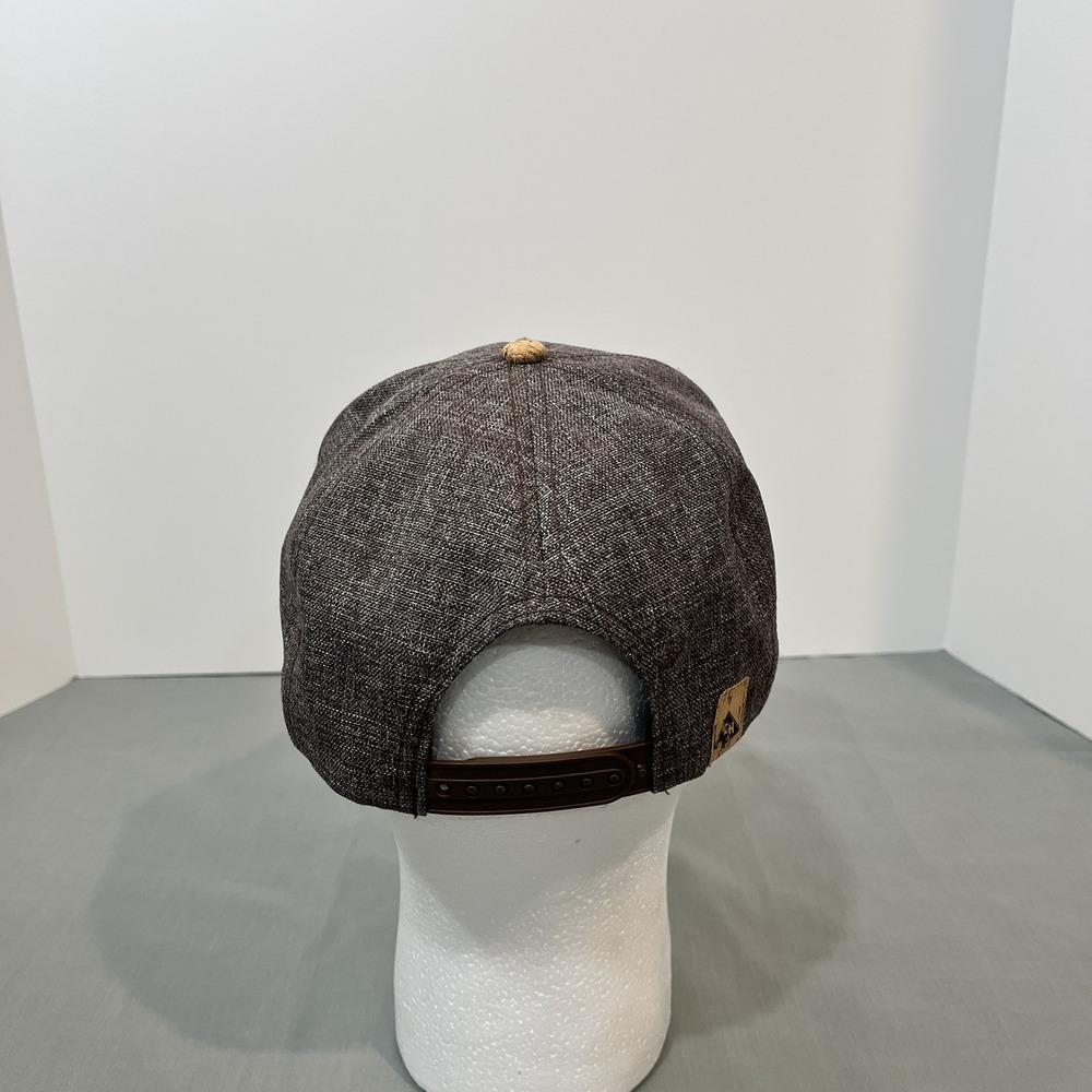 San Diego Cork Hat CO Snapback Hat Mens OSFM Grey Cork American Flag AR-15 Patch - Picture 4 of 9